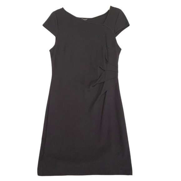 Ann Taylor Dresses & Skirts - NWT Ann Taylor Black Sheath Dress Unique Neckline, Elegant Fit | Size 6